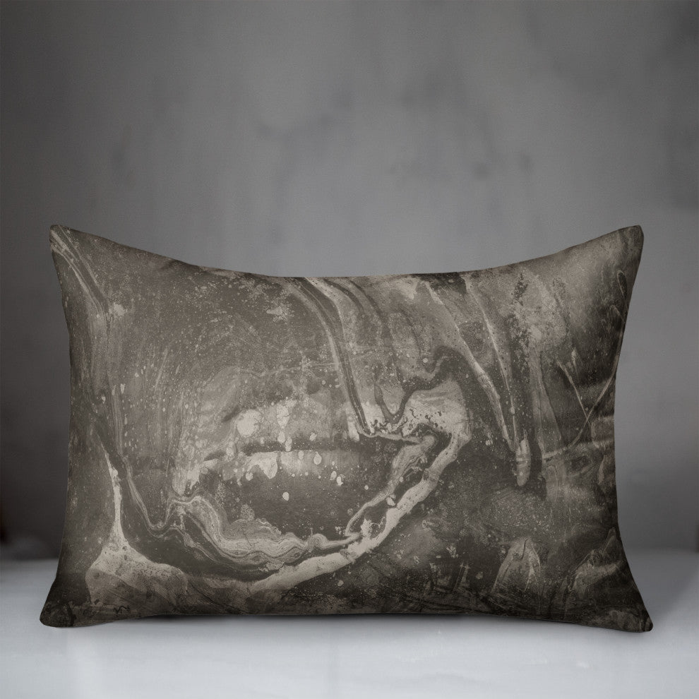Gray Marble Pattern 14x20 Indoor/Outdoor Pillow