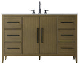 Elegant Lighting VF29354 Millie 54" - Chestnut Brown