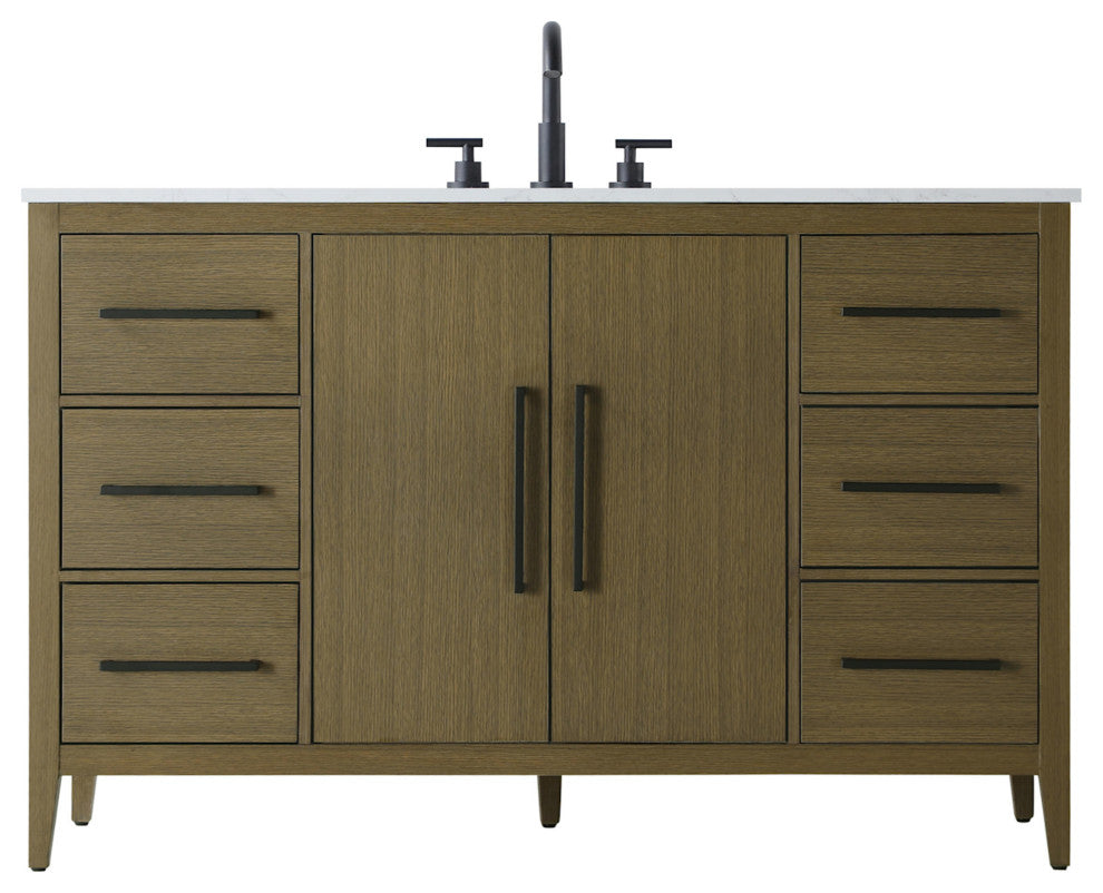 Elegant Lighting VF29354 Millie 54" - Chestnut Brown