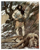 "Benaiah, Who Slew The Lion" Digital Paper Print by James Tissot, 26"x32"