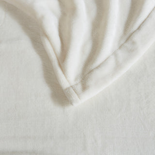 Beautyrest Solid Microlight to Solid Microlight Heated Blanket, Ivory, Twin