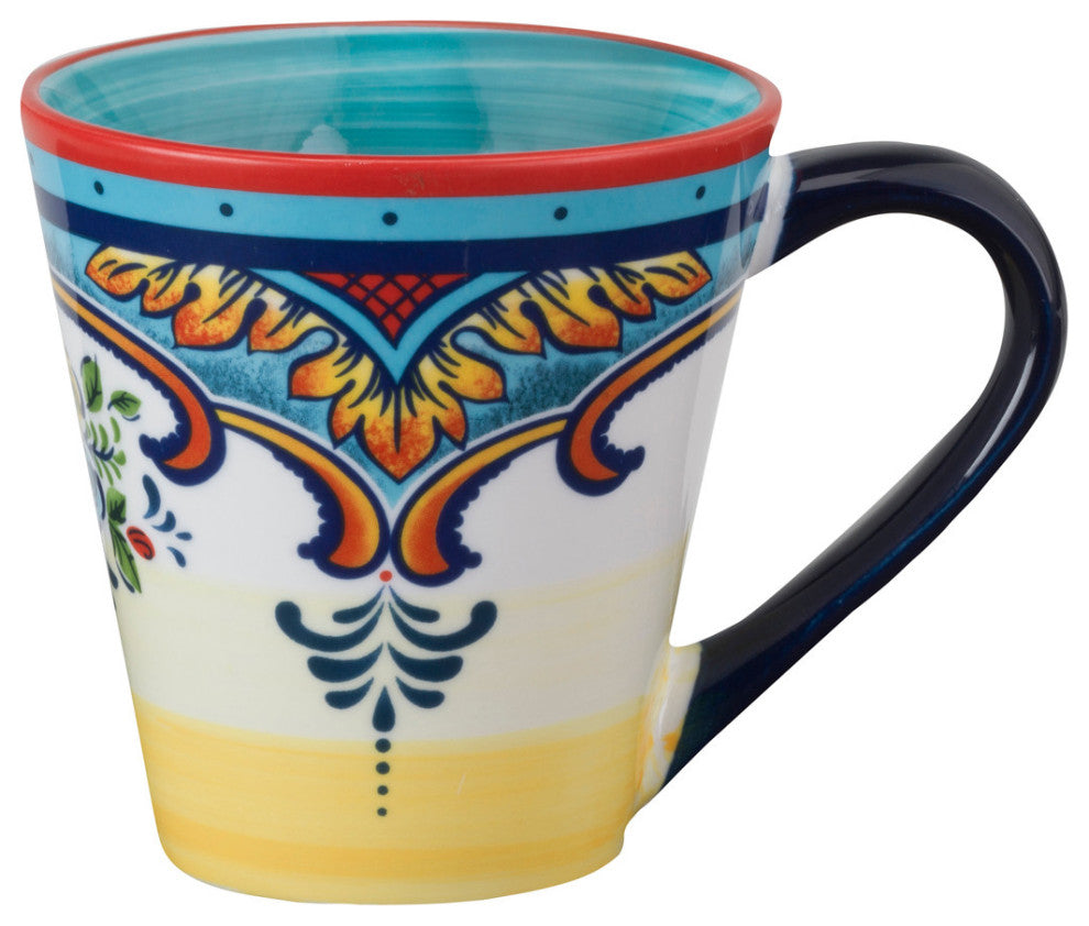 Zanzibar Stoneware Mugs, Set of 4