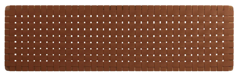 Sparta Weave Wall-Mount King Vegan Leather Headboard