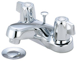 Two Handle Bathroom Faucet, Polished Chrome
