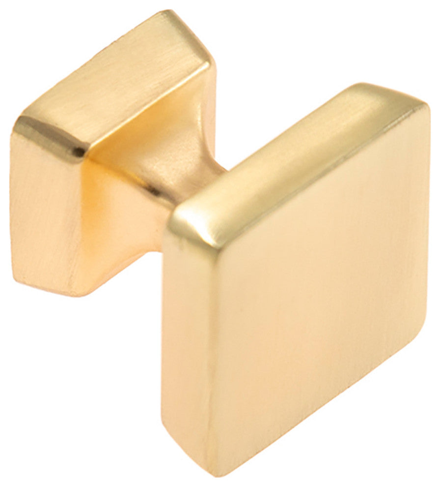 Utopia Alley Zinc Cabinet Pull/Knob, Brushed Brass, Knob, 1 Pack