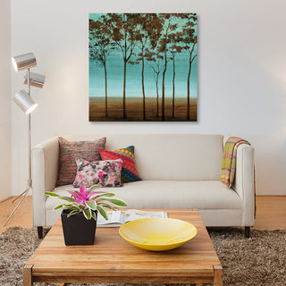 "Azure II" by Chris Donovan, Canvas Print, 12"x12"