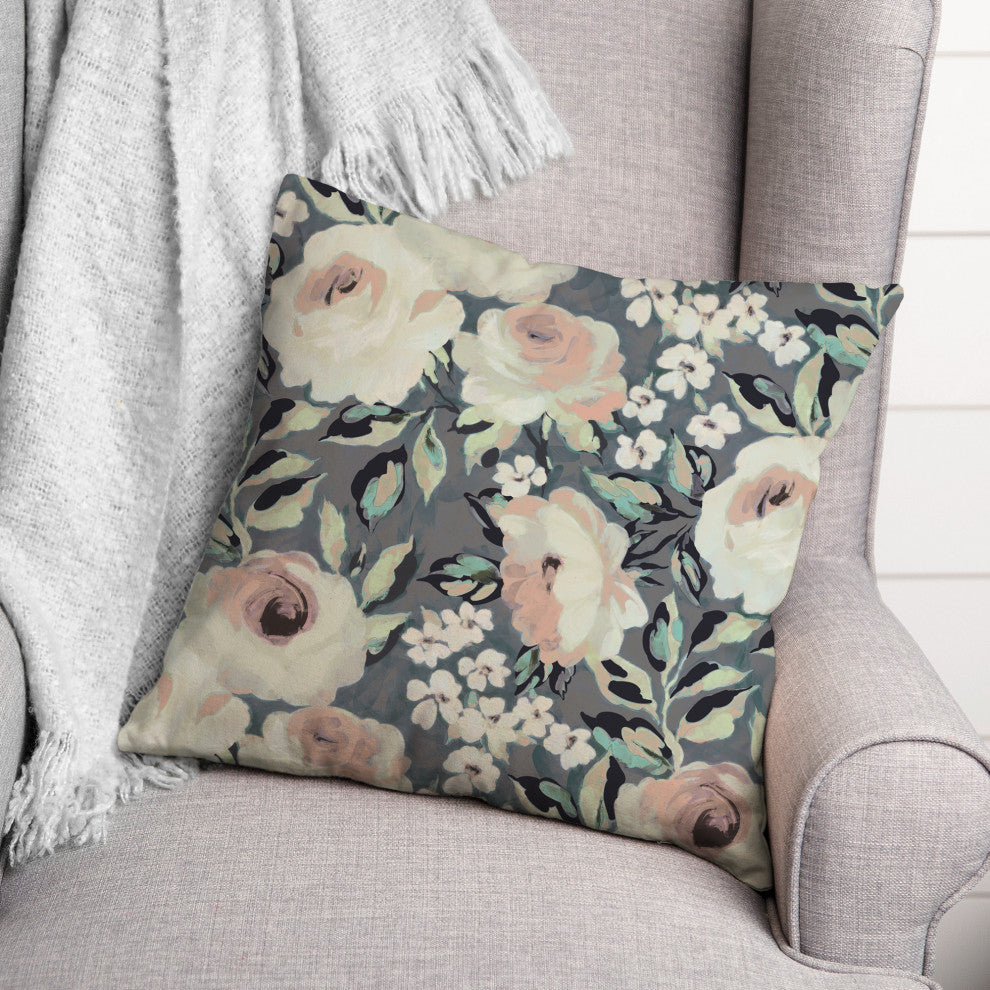 Multi Floral 2 16x16 Indoor / Outdoor Pillow