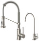 Purita Water Dispenser, Bolden Pulldown Kitchen Faucet, SF Stainless Steel