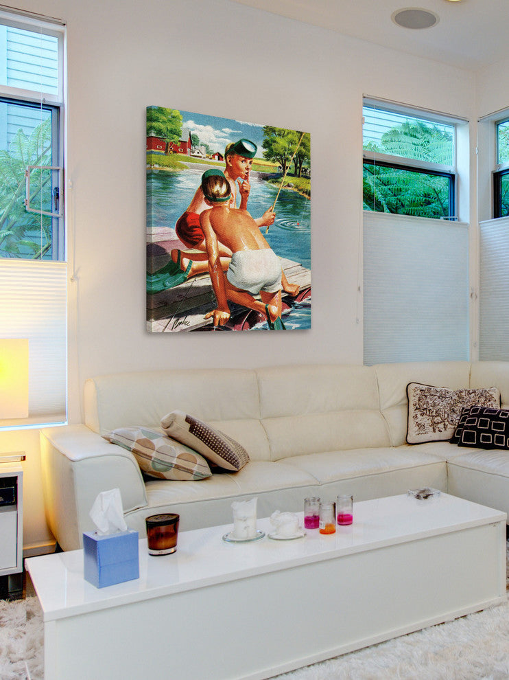 "Secret Spot" Painting Print on Wrapped Canvas