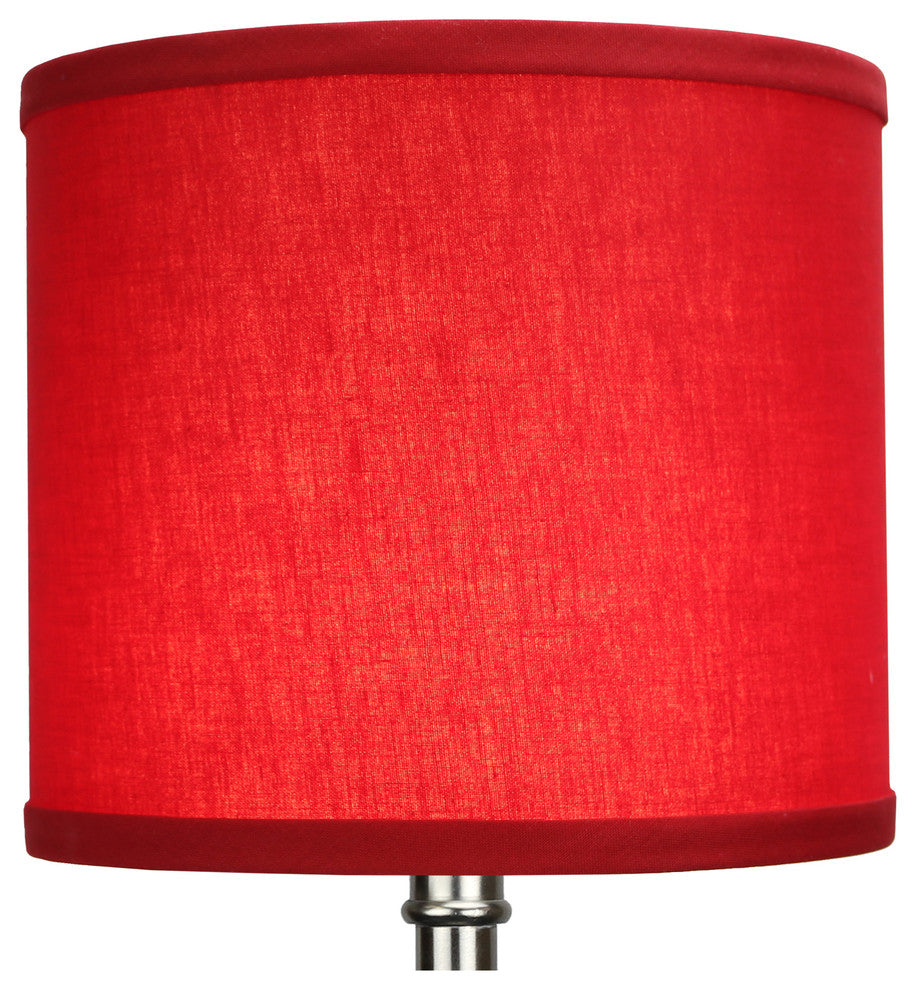Fenchel Shades, 8"x8"x7" Spider Attachment Drum Lamp Shade, Linen