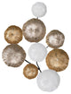 Retro Modern 24" Metallic Metal Wall Art