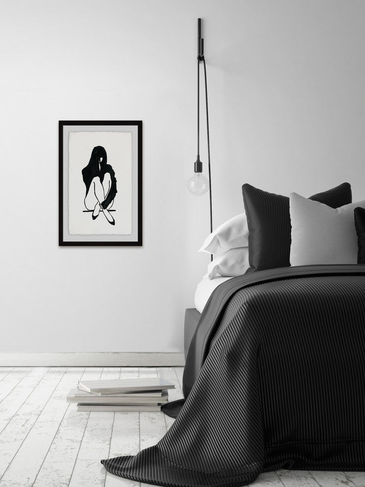"Dark Glam" Framed Painting Print, 30"x45"