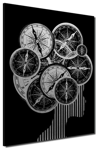Wrapped Canvas 'Mod Swag III' 2 Piece Wall Decor, 2-Piece Set, 16"x24"