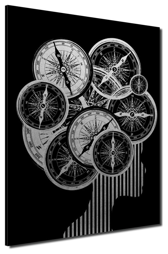 Wrapped Canvas 'Mod Swag III' 2 Piece Wall Decor, 2-Piece Set, 16"x24"