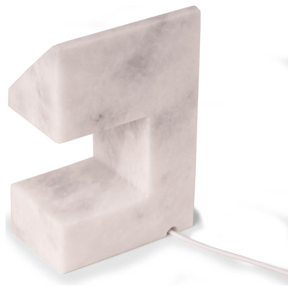 Hand Crafted Genuine White Marble iWatch Charging Stand