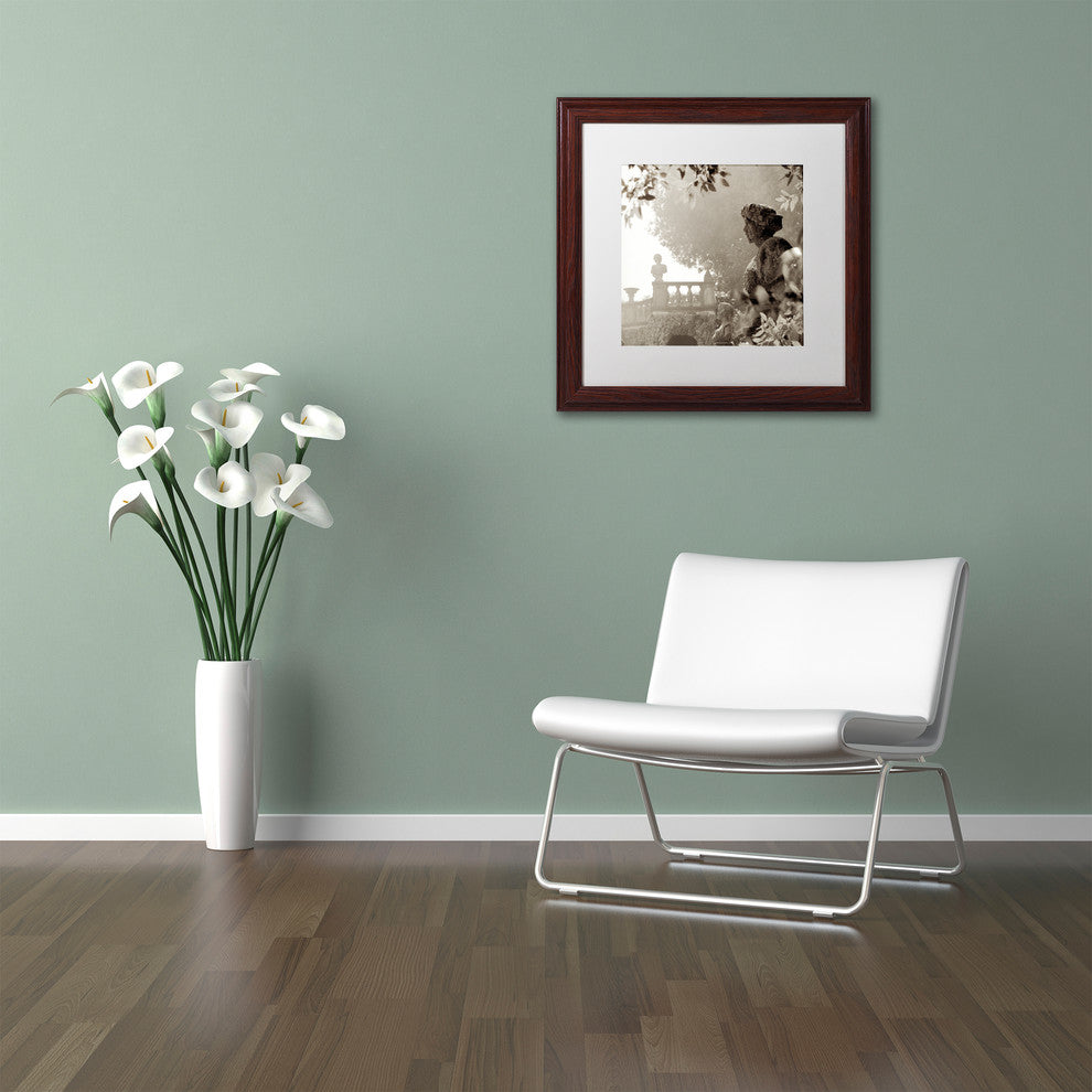 Alan Blaustein ''Tuscany VIII'' Art, Wood Frame, White Mat, 11x11