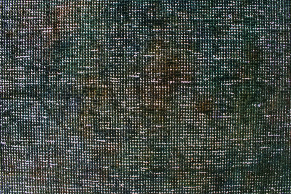 Distressed Overdyed Ariadna Charcoal Rug