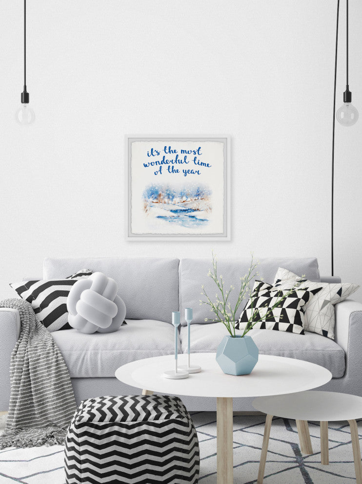"Wonderful Time" Framed Painting Print, 32x32