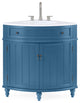24" Triadsville Cottage Style Teal  Blue Bathroom Sink Vanity