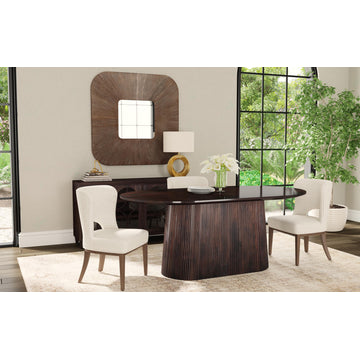 Trevino Dining Chair - Set of 2 - Clarkson''s Sand/Chestnut Brown
