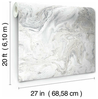 Oil & Marble Peel and Stick Wallpaper