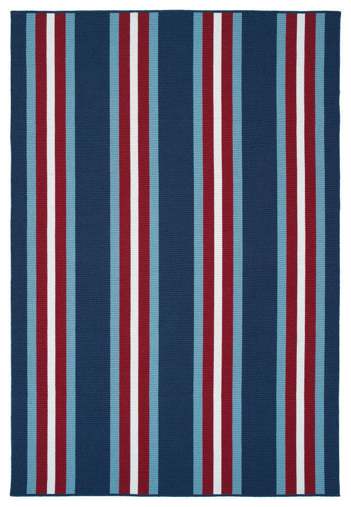 Voavah Blue 2' x 3' Rectangle Throw Rug