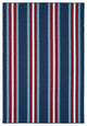 Voavah Blue 2' x 3' Rectangle Throw Rug