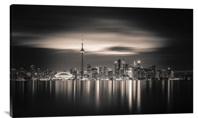 "Toronto" Stretched Canvas Giclee by Yoann, 36x22"