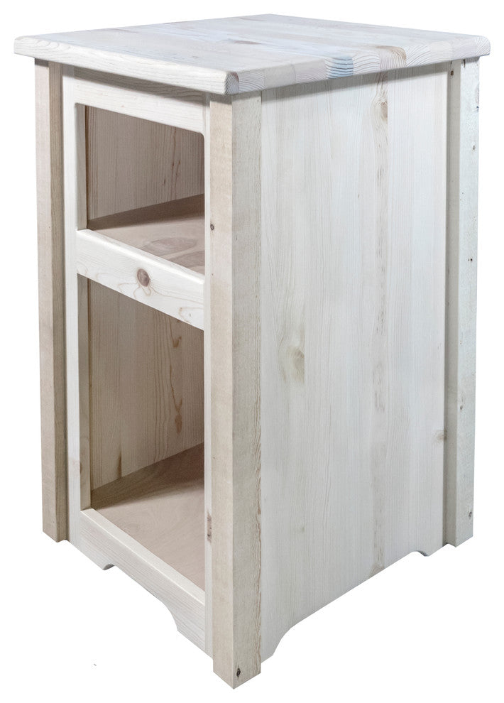 Homestead End Table, Clear Lacquer Finish