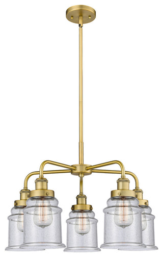 Innovations Whitney 5 24" Chandelier Brushed Brass