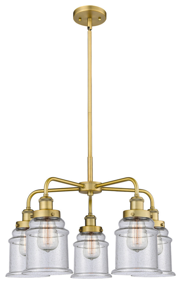 Innovations Whitney 5 24" Chandelier Brushed Brass