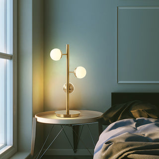 Gold Orb Table Lamp
