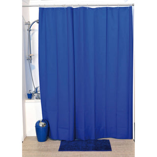Extra Long Shower Curtain Liner Plastic 71W x 79H, Navy Blue