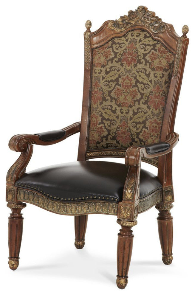 Aico Amini Villa Valencia 2 Arm Chair in Classic Chestnut