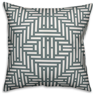Aztec Line Pattern 26x26 Spun Poly Pillow