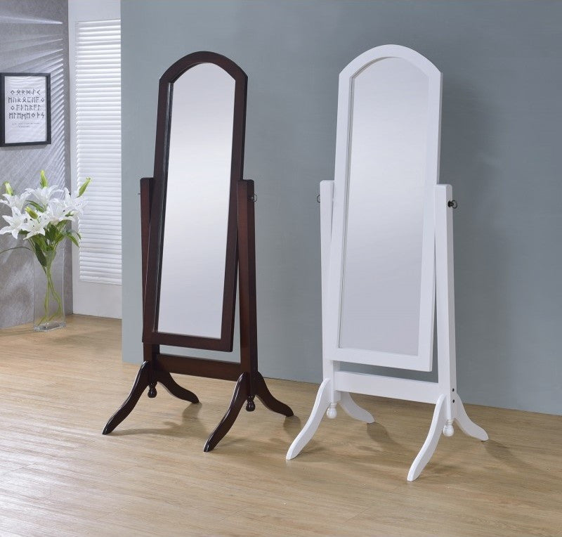 Barrington Cheval Mirror, White