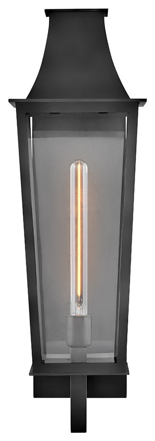 Hinkley Georgetown Large Wall Mount Lantern, Black