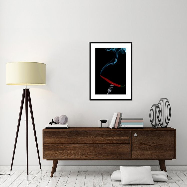 "Hot Bite" Framed Digital Print by Gert Lavsen, 28"x38"