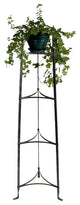 Handcrafted 4-Tier Designer Stand Hammered Steel (Unassembled)