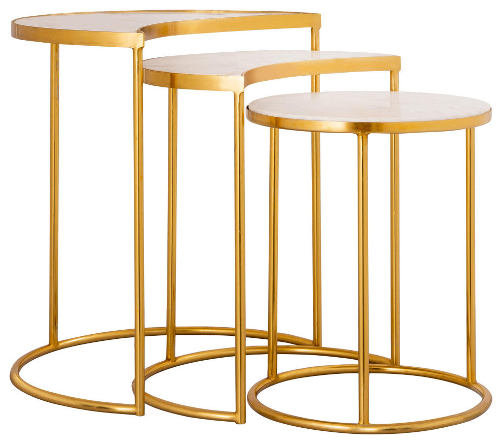 Crescent Nesting Tables