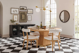 Nolan Natural Wood Round Dining Table