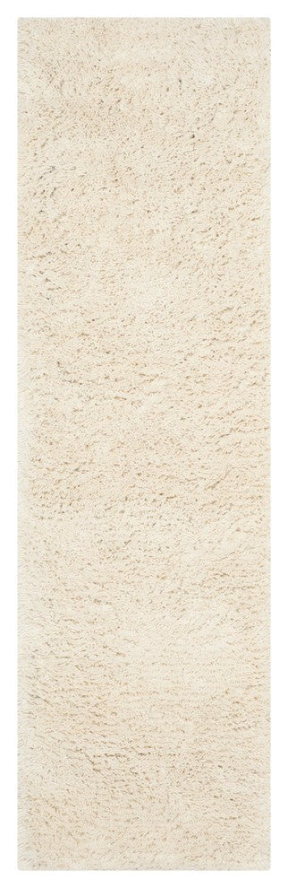 Safavieh Shag Sg140A Rug, White, 2'3"x8'0" Runner