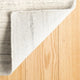 Dash & Albert Nordic White Hand Loom Knotted Performance Rug, White, 4' x 6'