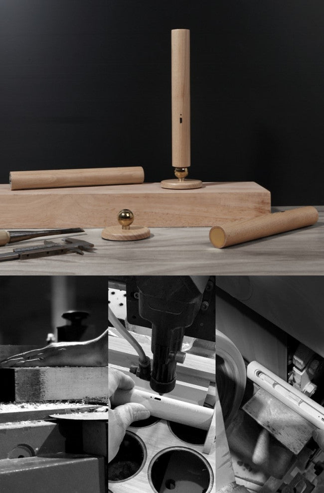 Minimalistic Wooden Wall Lamp in Nordic Style for Living Room, Bedroom