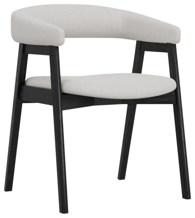 Cove Curved Back Chairs, Vintage Black, Set of 2