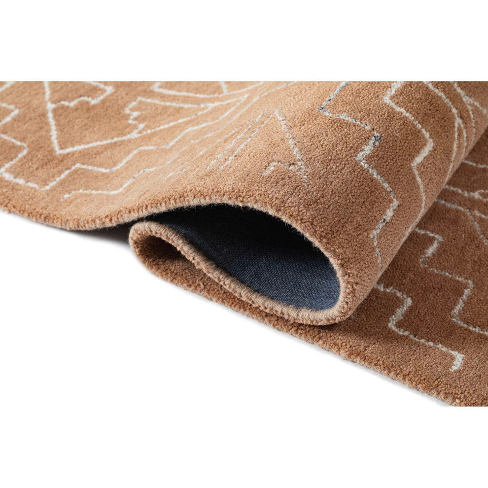 Nomad Garima Area Rug, Rust, 3'x5'