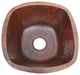 Rounded Weathered Hammered Copper Bar Sink