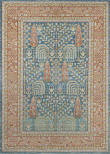 Momeni Isabella Traditional Area Rug, Blue, 2'3"x8' Runner