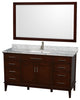 Hatton Single Bathroom Vanity With Mirror, 60"