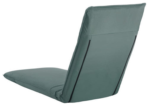 vidaXL Sunlounger Beach Folding Sunbed Outdoor Lounge Chair Oxford Fabric Gray
